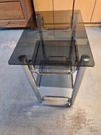 Meuble TV Hi-fi Chromé Vintage, Enlèvement