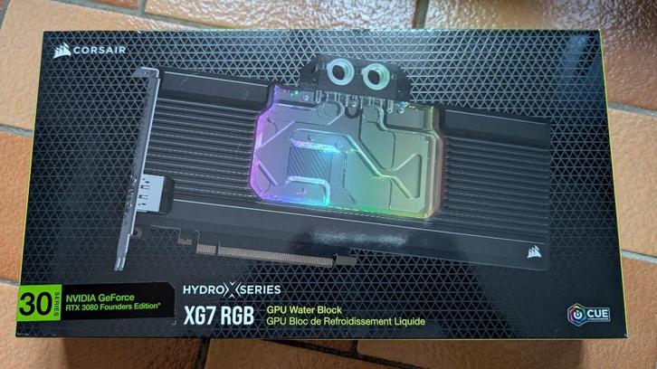 Corsair Hydro X XG7 RGB GPU Waterblok RTX 3080 FE, Computers en Software, Videokaarten, Gebruikt, Nvidia, Ophalen