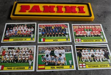 PANINI FOOTBALL 85  6 STICKERS 1985 NRS 429 /434 beschikbaar voor biedingen