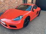 Porsche 718 Cayman - Lavaoranje - Porsche Approved garantie, Auto's, Automaat, Achterwielaandrijving, Cayman, Leder