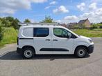 Citroen Berlingo 1.5 BlueHDi 5 D, dakrek, trekhaak,BTW incl., Auto's, 75 kW, Stof, Wit, 2 zetels