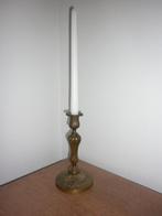 Zeer mooie koperen kandelaar hoogte 22 cm, Ophalen of Verzenden