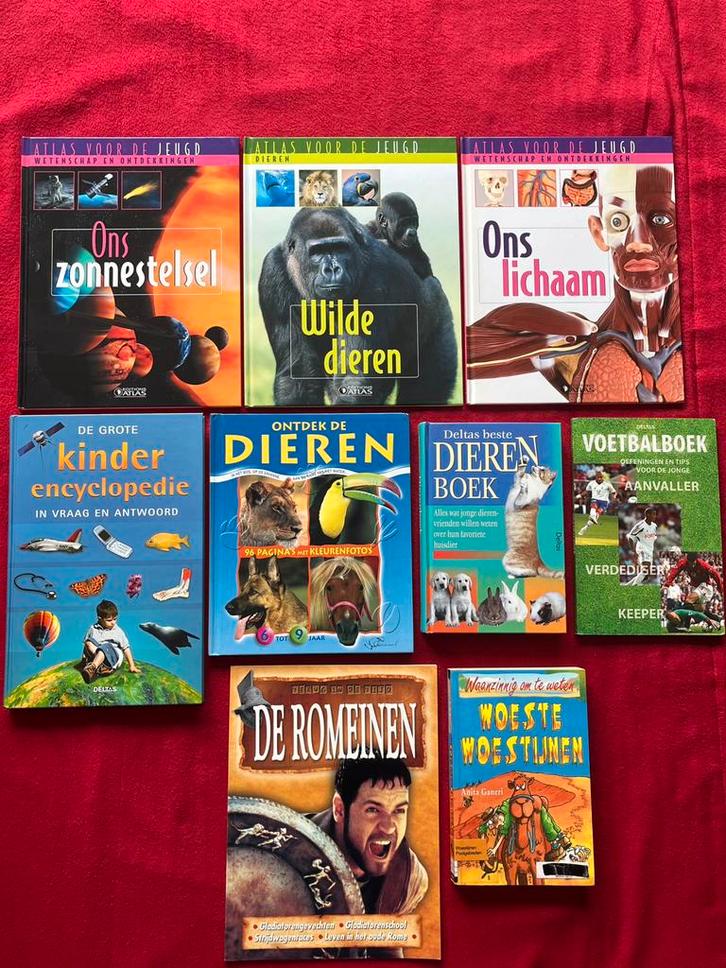 Mooie set jeugdboeken – dieren, wetenschap, voetbal (Deltas), Boeken, Kinderboeken | Jeugd | onder 10 jaar, Zo goed als nieuw