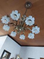 3 bronzen lusters, Huis en Inrichting, Ophalen, Zo goed als nieuw, Glas