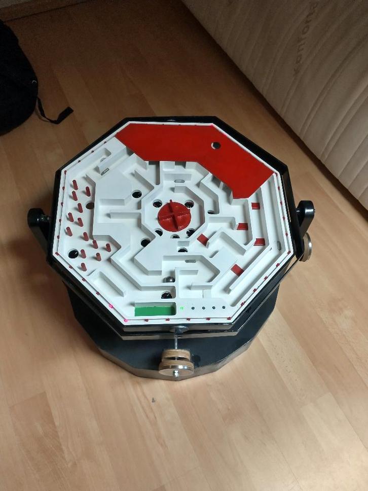 Zelfgemaakt doolhof / labyrint balans spel, Hobby en Vrije tijd, Gezelschapsspellen | Overige, Zo goed als nieuw, Een of twee spelers