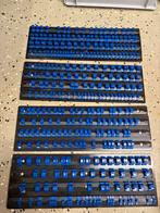 Volledige aanpasbare doppenrails 1/4-3/8-1/2, Ophalen, Zo goed als nieuw