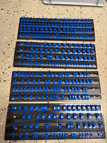 Volledige aanpasbare doppenrails 1/4-3/8-1/2 beschikbaar voor biedingen