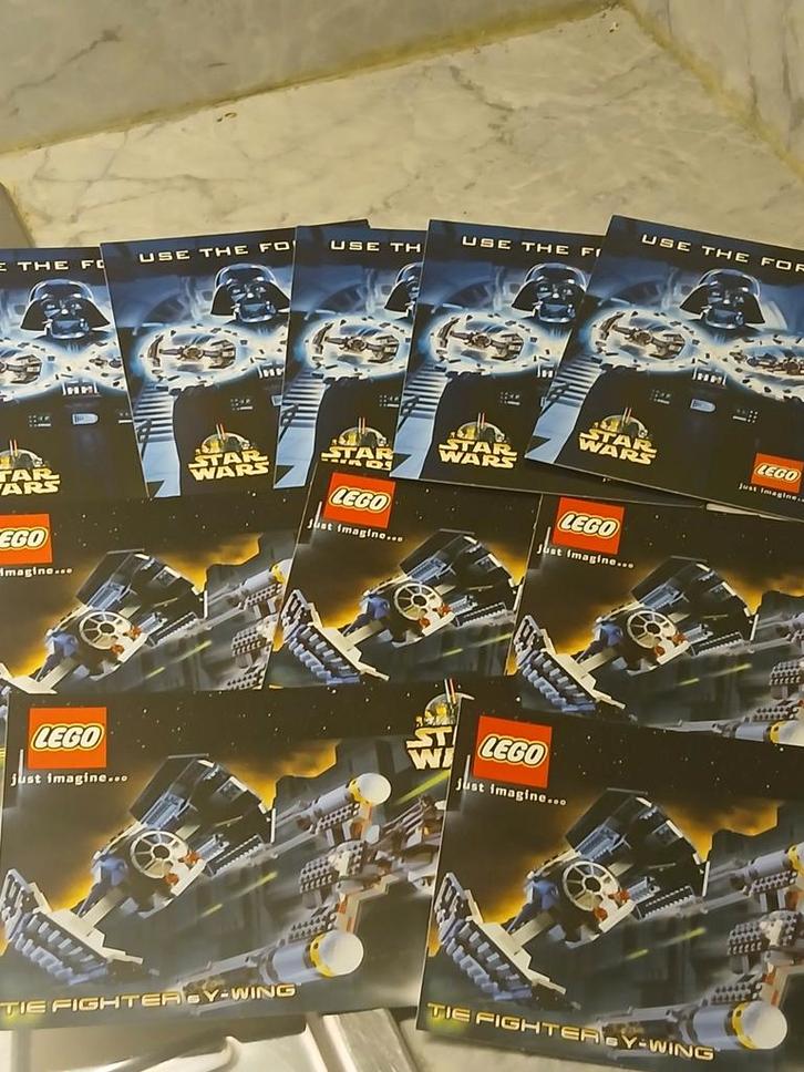 10 originele postkaarten lego star wars1999, perfect staat, Kinderen en Baby's, Speelgoed | Duplo en Lego, Nieuw, Lego, Complete set