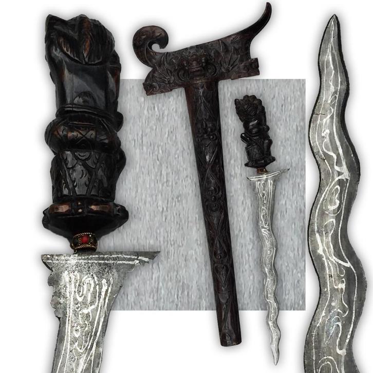 ZELDZAAM : 1860 KRISS SABER GEGRAVEERD XIX ORIGINAL, Verzamelen, Militaria | Algemeen, Landmacht, Zwaard of Sabel, Verzenden