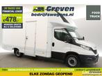 Iveco Daily 35S14 2.3 410 Foodtruck Airco Camper Verkoopwage, Auto's, Bestelwagens en Lichte vracht, Iveco, Wit, Particulier, Onderhoudsboekje