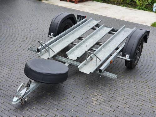 Moto trailer voor brommers of scooters, Fietsen en Brommers, Brommers | Toebehoren, Gebruikt, Overige typen, Ophalen