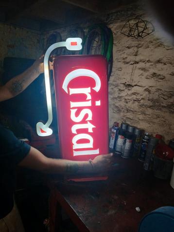 Cristal   reclame licht beschikbaar voor biedingen