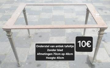 antiek onderstel van tafel  beschikbaar voor biedingen