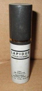 Ancien Vaporisateur EDT Ted Lapidus pour homme 10 ml plein, Envoi, Comme neuf, Miniature, Plein