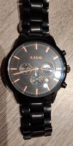 Montre lige homme noir tres bon état.prix fixe, Enlèvement, Comme neuf