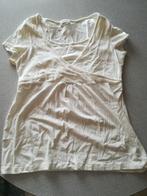 T shirt allaitement T42-44 (jamais porté), Kleding | Dames, Zwangerschapskleding, C&A, Maat 42/44 (L), Wit, Zo goed als nieuw