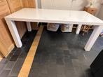 Table blanc laqué, Rectangulaire, Autres essences de bois, 50 à 100 cm, Moderne