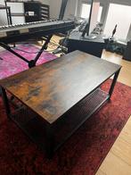 Salontafel donker hout 42cm, Huis en Inrichting, Tafels | Salontafels, Ophalen, Zo goed als nieuw