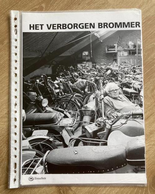Unieke Map met documentatie Brommer paradijs van Jan Smit, Fietsen en Brommers, Handleidingen en Instructieboekjes, Zo goed als nieuw