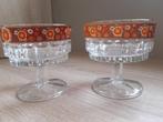 Vintage cocktailglaasjes - 2 stuks, Ophalen of Verzenden, Gebruikt, Overige typen