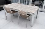 Tuinset Extremis, Tuin en Terras, Ophalen, 4 zitplaatsen, Gebruikt, Aluminium