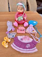 pop met mooi haar en zelfgebreide kleedjes, Kinderen en Baby's, Speelgoed | Poppen, Ophalen