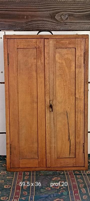 Ancienne armoire pharmacien 59,5 x 36, Enlèvement, Utilisé