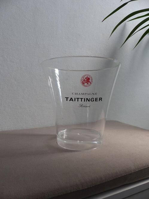 Taitinger doorzichtje PVC Champagne emmer, Verzamelen, Wijnen, Zo goed als nieuw, Champagne, Ophalen of Verzenden