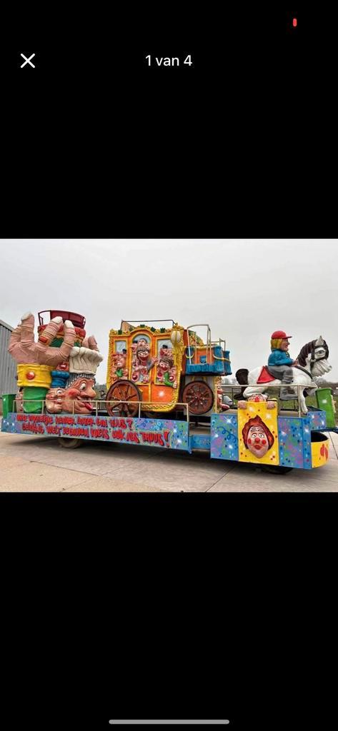 Te koop polyester carnavalswagen, Kinderen en Baby's, Speelgoed | Bouwstenen, Gebruikt, Ophalen