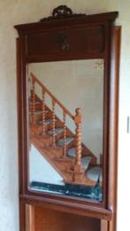 Antieke Spiegel te koop., Antiek en Kunst, Antiek | Spiegels, Ophalen, Rechthoekig, Minder dan 50 cm, 100 tot 150 cm