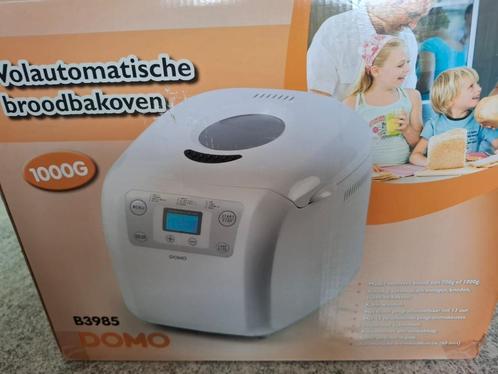 DOMO B3985 broodbakmachine, Elektronische apparatuur, Broodbakmachines, Zo goed als nieuw, Met timer, 800 tot 1200 gram deeg, Kijkvenster