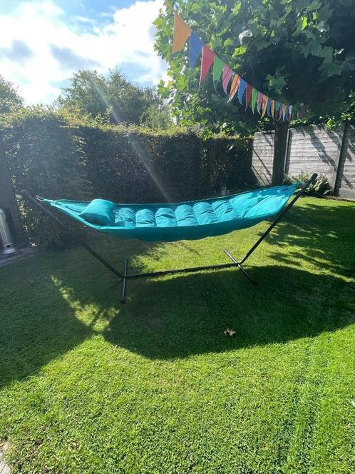 Fatboy hangmat headdemok, Tuin en Terras, Hangmatten, Zo goed als nieuw, Eenpersoons, Met standaard, Opvouwbaar, Binnen, Buiten