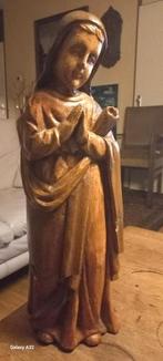 Eiken Mariabeeld Kerststal ?, Antiek en Kunst, Ophalen of Verzenden
