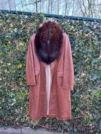 Jassen echt bont/leer, Kleding | Dames, Jassen | Winter, Ophalen, Zo goed als nieuw, Maat 38/40 (M), Bruin