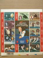 Postzegel: Sport Champions: Biljart, Zonder envelop, Ophalen of Verzenden, Sport, Frankeerzegel