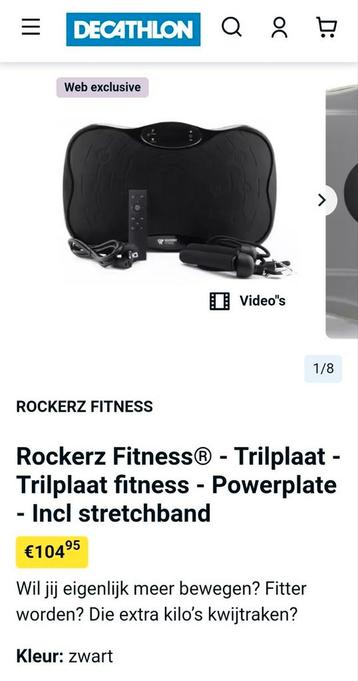 Rockerz Fitness trilplaat amper gebruikt