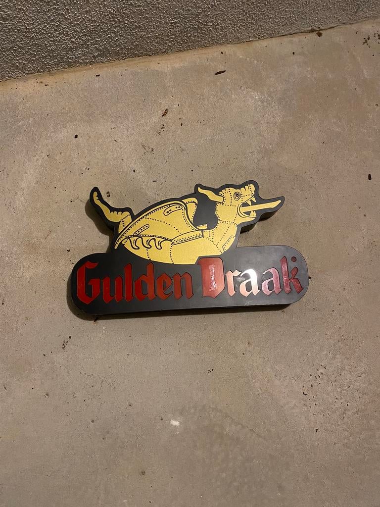 Gulden Draak led lichtreclame, Verzamelen, Ophalen of Verzenden, Zo goed als nieuw