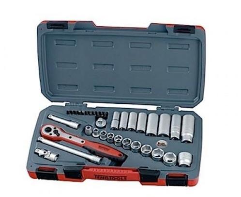TENG TOOLS | Doppendoos 3/8 | 35 delig | ENGELS / SAE, Auto diversen, Auto-accessoires, Nieuw, Ophalen of Verzenden