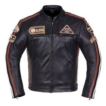 Nieuwe leren motorjas met CE-protectoren, Motoren, Kleding | Motorkleding, Verzenden