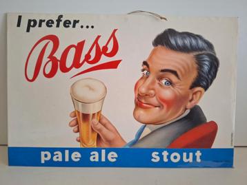 Prachtig oud karton reclamebord brouwerij Bass pale ale beschikbaar voor biedingen