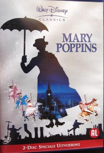 DUBBELE DVD KOMEDIE- WALT DISNEY- MARY POPPINS beschikbaar voor biedingen