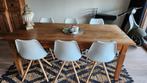 Meubels tafel+stoelen wit, Huis en Inrichting, Ophalen of Verzenden