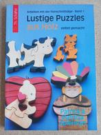 PUZZELS EN FIGUREN OM UIT TE SNIJDEN MET EEN FIGUURZAAG, Ophalen, Gebruikt, Meer dan 50 stukjes, Van hout