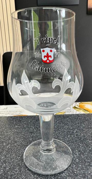 Set van 4 Tripel Karmelietglazen, gegradueerd tot 0,3L beschikbaar voor biedingen