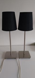 Tafel- of nachtlampen Ikea, Ophalen of Verzenden, Zo goed als nieuw, Zwart, Landelijk, tijdloos