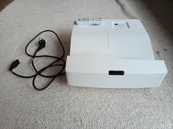 Projecteur ultra courte focale OPTOMA W340UST, Audio, Tv en Foto, Beamers, Zo goed als nieuw, Ophalen