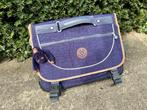 Boekentas Kipling, 40 tot 50 cm, Blauw, Gebruikt, 30 tot 40 cm