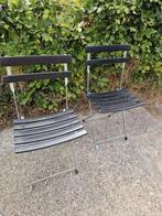 Set van 2 klapstoelen, Huis en Inrichting, Stoelen, Ophalen, Zo goed als nieuw