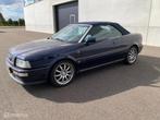 Audi 80 1.8 20V Cabrio HOBBYPROJECT, Gebruikt, 4 cilinders, Cabriolet, Leder en Stof