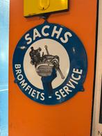 SACHS Bromfiets emaille reclamebord, Verzamelen, Merken en Reclamevoorwerpen, Ophalen, Gebruikt, Reclamebord